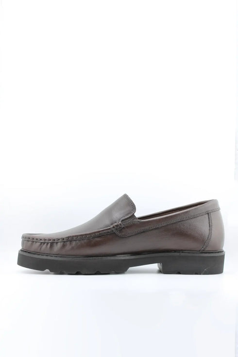 DFC Relax Men Classic Leather Loafer with Moccasin Stitching